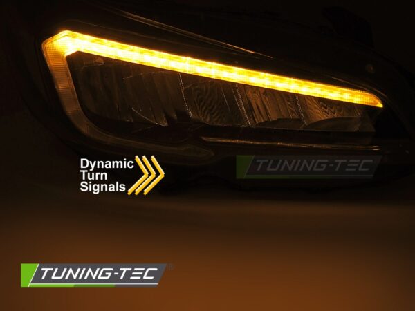 LED HEADLIGHTS TUBE LIGHT BLACK fits SUBARU WRX 08-14 – Obrázok 3