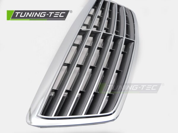 GRILLE CHROME-CARBON LOOK fits MERCEDES S-CLASS W220 02-05 – Obrázok 3