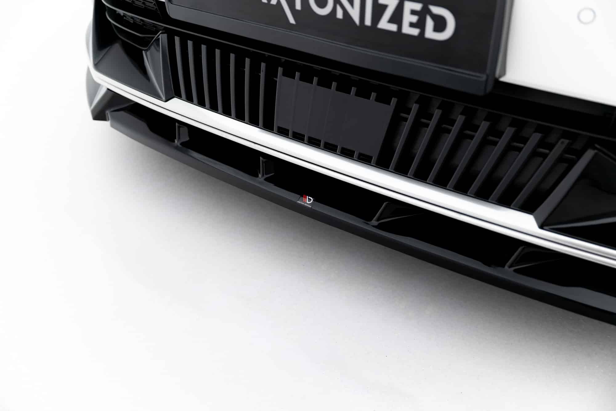 MAXTON DESIGN - Spojler pod predný nárazník, Kia EV6 Mk1, Čierny lesk – Obrázok 6