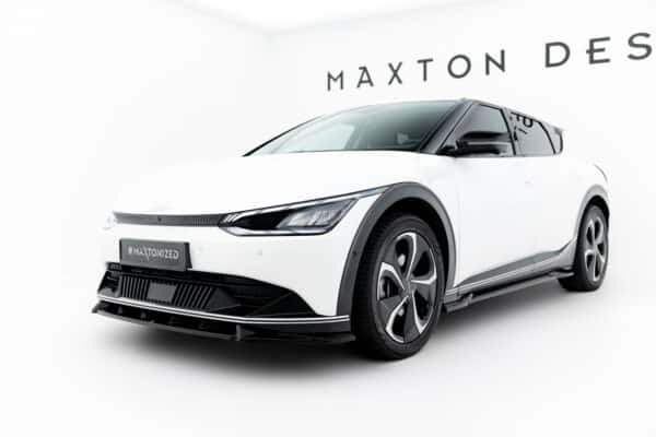 MAXTON DESIGN - Spojler pod predný nárazník, Kia EV6 Mk1, Čierny lesk – Obrázok 5