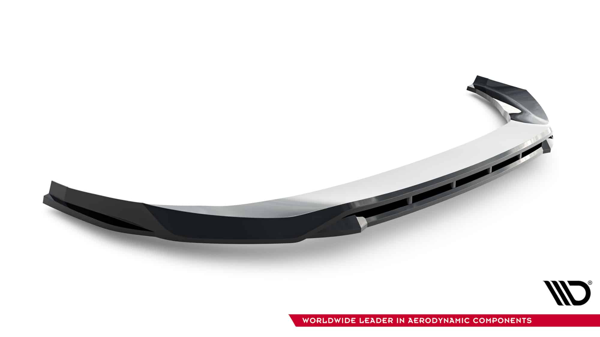 MAXTON DESIGN - Spojler pod predný nárazník V.1, Audi A5 S-Line Sedan / Avant B10, Čierny lesk – Obrázok 4