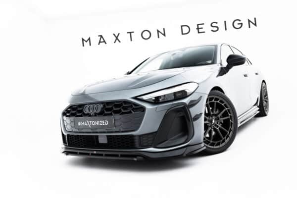 MAXTON DESIGN - Spojler pod predný nárazník V.1, Audi A5 S-Line Sedan / Avant B10, Čierny lesk – Obrázok 7