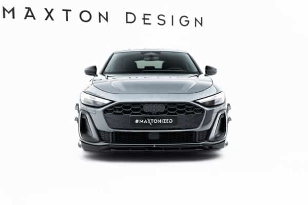 MAXTON DESIGN - Spojler pod predný nárazník V.1, Audi A5 S-Line Sedan / Avant B10, Čierny lesk – Obrázok 5