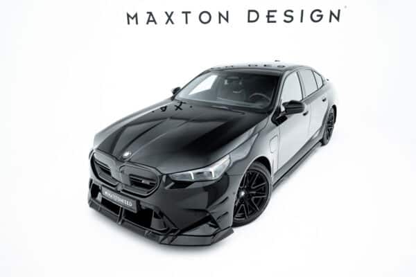 MAXTON DESIGN - Spojler pod predný nárazník V.1, vhodné pre BMW M5 Sedan / Touring G90, Čierny lesk – Obrázok 8