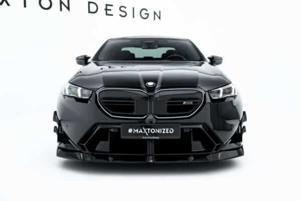 MAXTON DESIGN - Spojler pod predný nárazník V.1, vhodné pre BMW M5 Sedan / Touring G90, Čierny lesk – Obrázok 7