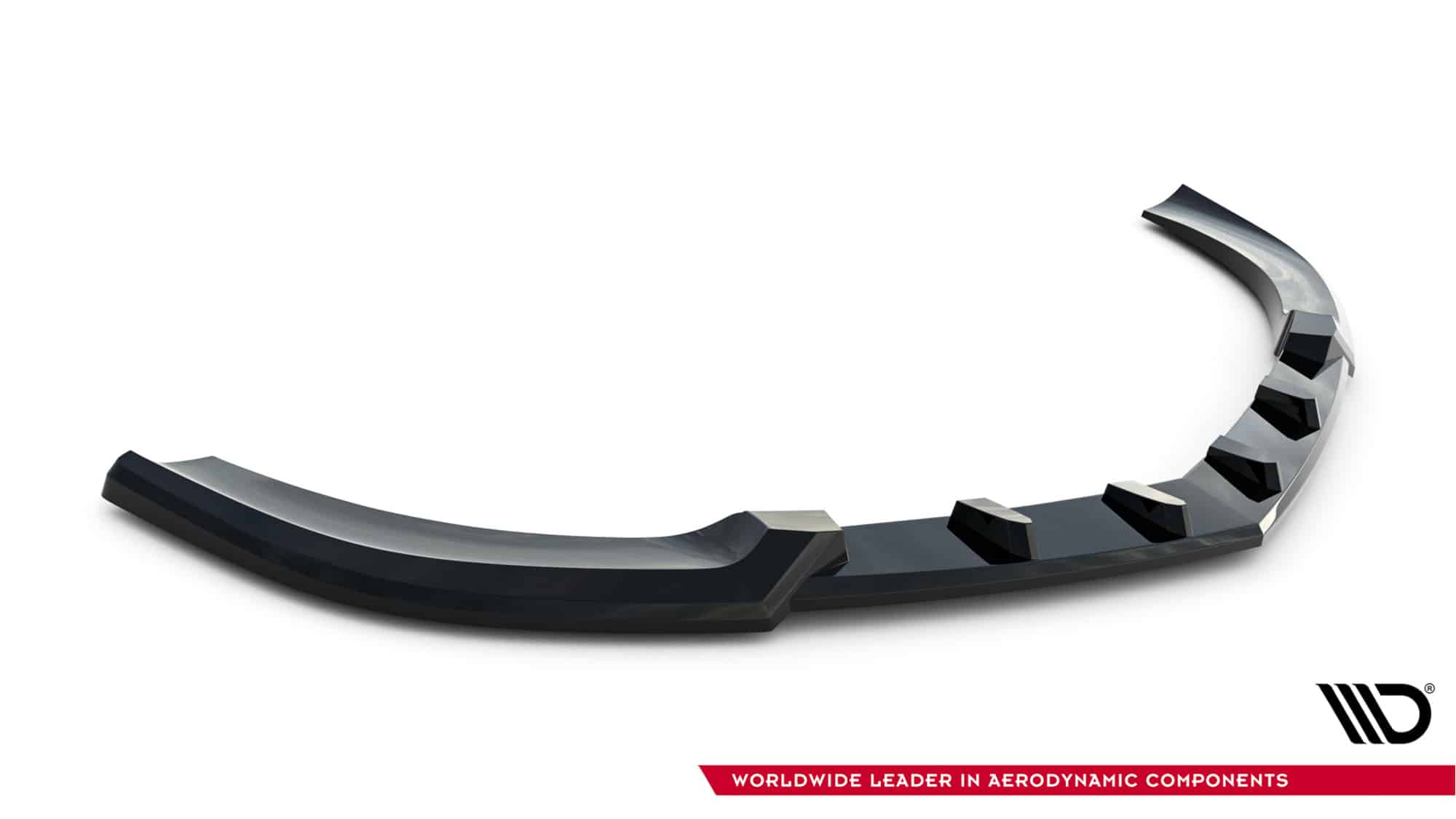 MAXTON DESIGN - Spojler pod predný nárazník V.1, Mercedes-Benz SL 63 AMG R231, Čierny lesk – Obrázok 4