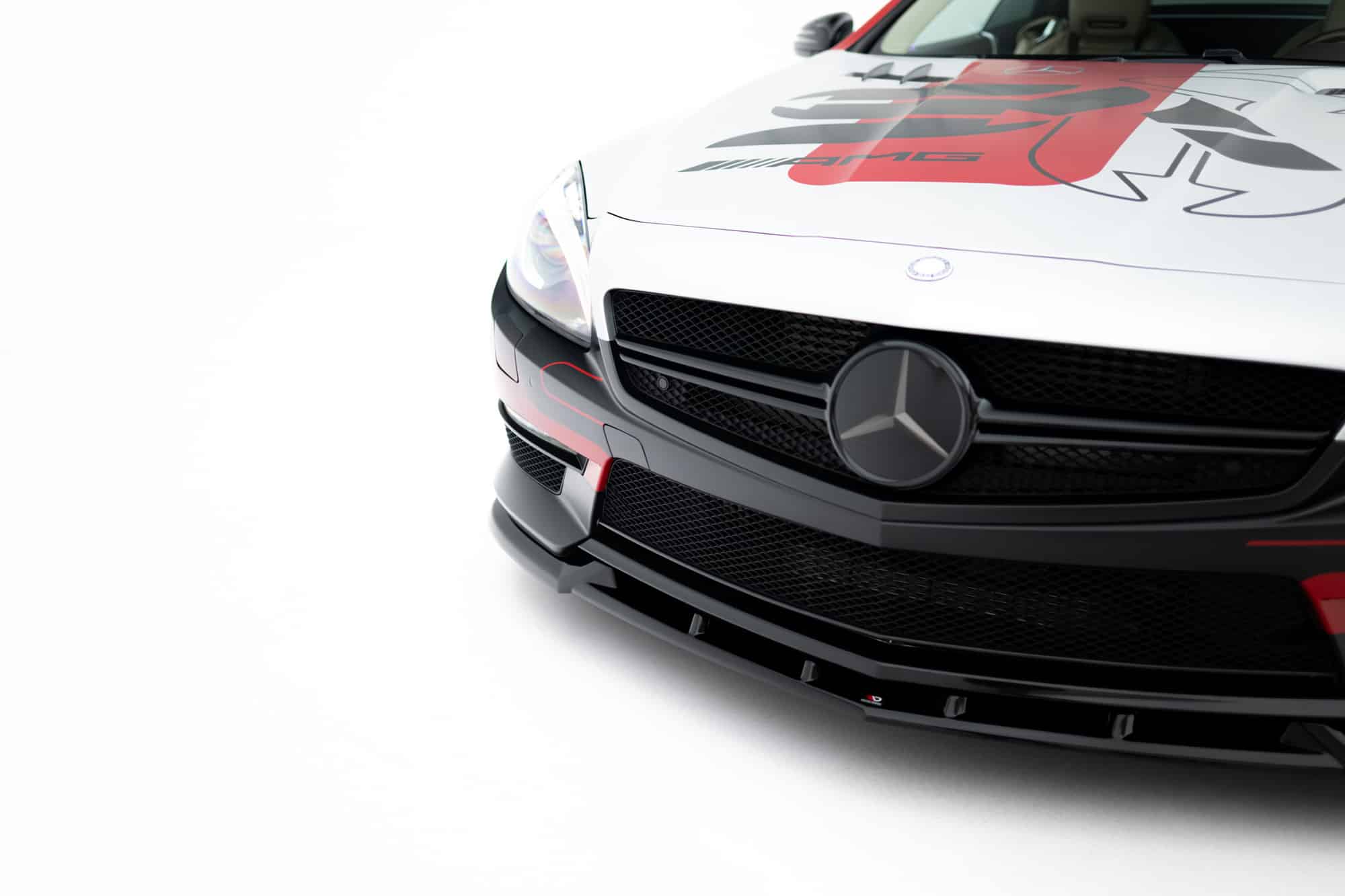 MAXTON DESIGN - Spojler pod predný nárazník V.1, Mercedes-Benz SL 63 AMG R231, Čierny lesk – Obrázok 8