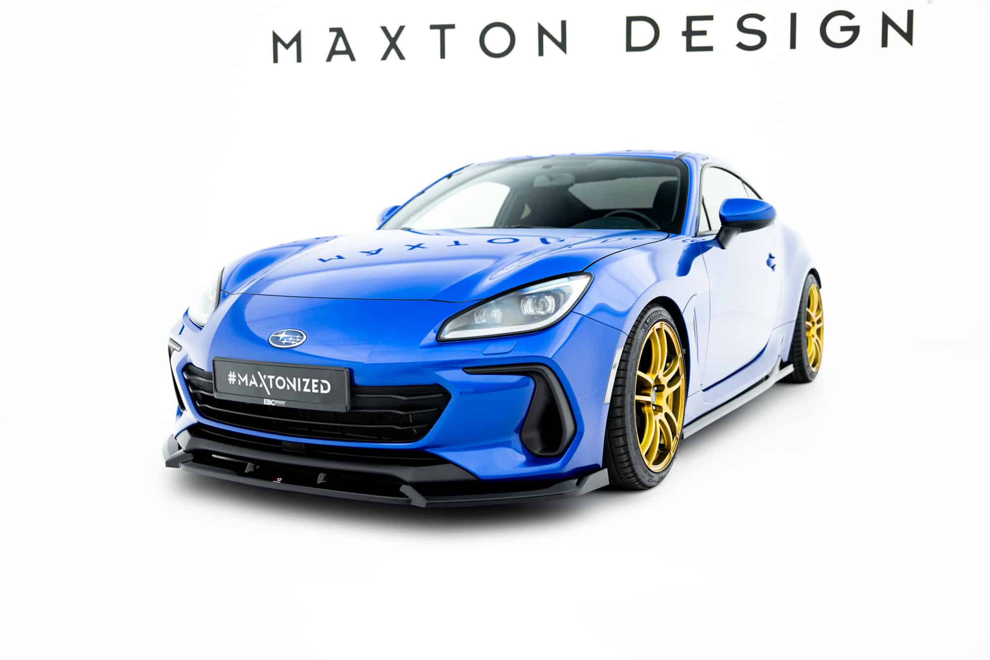 MAXTON DESIGN - Spojler pod predný nárazník V.1 Subaru BRZ Mk2, Čierny lesk – Obrázok 5