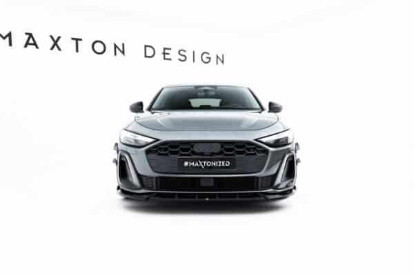 MAXTON DESIGN - Spojler pod predný nárazník V.2, Audi A5 S-Line Sedan / Avant B10, Čierny lesk – Obrázok 2