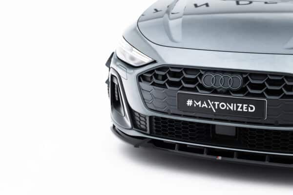MAXTON DESIGN - Spojler pod predný nárazník V.2, Audi A5 S-Line Sedan / Avant B10, Čierny lesk – Obrázok 7