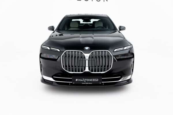 MAXTON DESIGN - Spojler pod predný nárazník V.2, vhodné pre BMW 7 G70, Čierny lesk – Obrázok 2