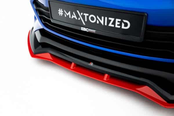 MAXTON DESIGN - Spojler pod predný nárazník V.2 Subaru BRZ Mk2, Čierny lesk + červená – Obrázok 6