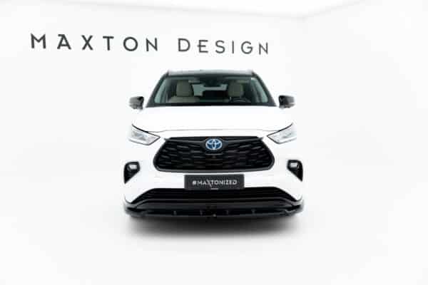 MAXTON DESIGN - Spojler pod predný nárazník V.2, Toyota Highlander Mk4 , Čierny lesk – Obrázok 2