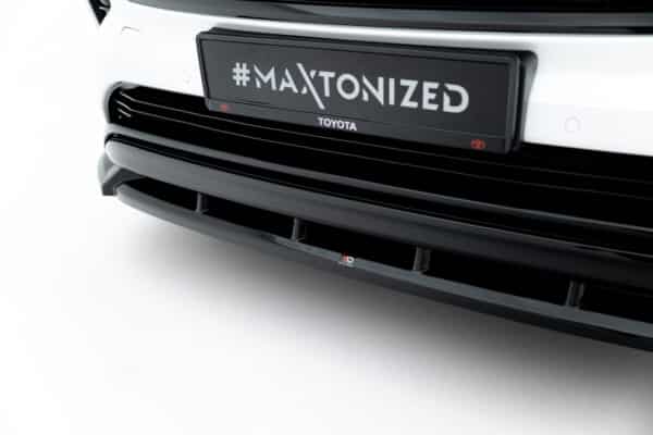MAXTON DESIGN - Spojler pod predný nárazník V.2, Toyota Highlander Mk4 , Čierny lesk – Obrázok 5