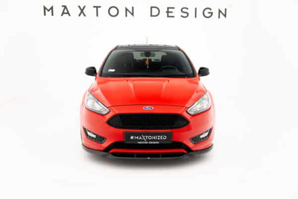 MAXTON DESIGN - Spojler pod predný nárazník V.3, Ford Focus ST-Line Mk3 Facelift, Čierny lesk – Obrázok 2