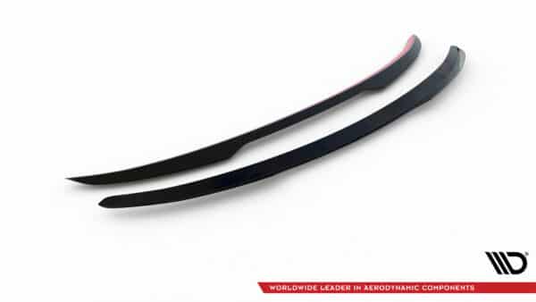 MAXTON DESIGN - Spodný spoiler kufra, Kia EV6 Mk1, Čierny lesk – Obrázok 4