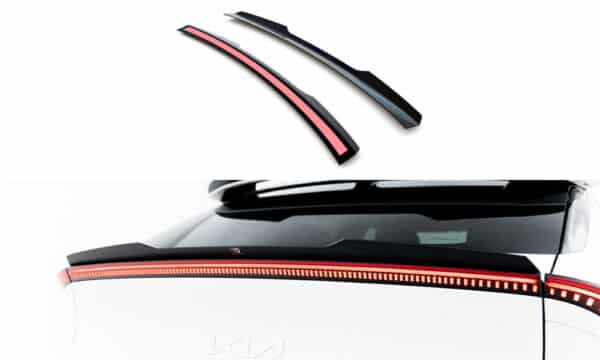 MAXTON DESIGN - Spodný spoiler kufra, Kia EV6 Mk1, Čierny lesk