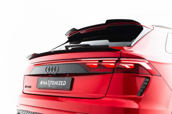 MAXTON DESIGN - Spodný spoiler V.1, Audi RSQ8 Mk1 Facelift, Čierny lesk