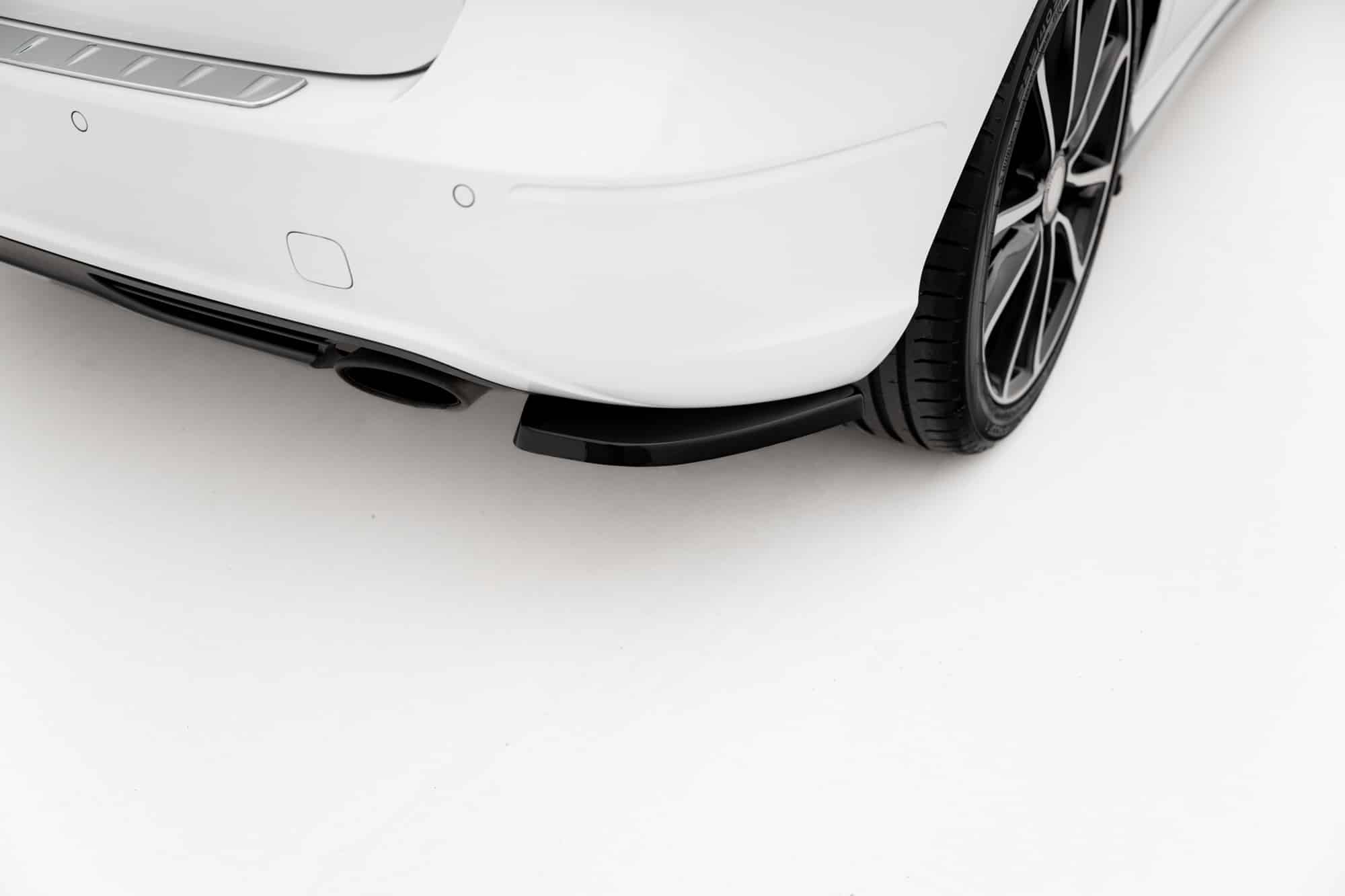 MAXTON DESIGN - Bočné spojlere pod zadný nárazník, Mercedes-Benz B W246, Čierny lesk – Obrázok 6