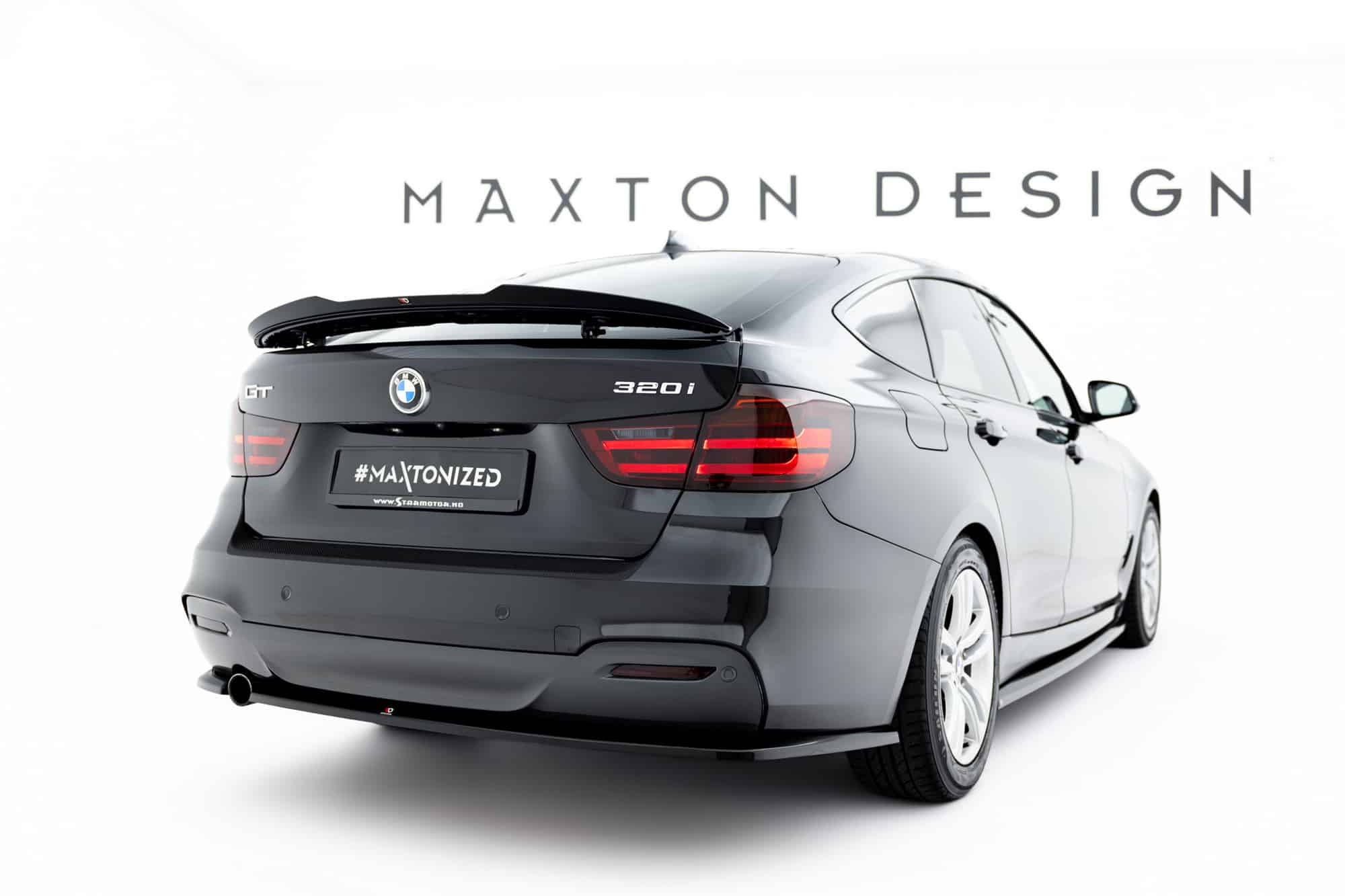 MAXTON DESIGN - Spojler pod zadný nárazník, vhodné pre BMW 3 GT M-Pack F34, Čierny lesk – Obrázok 5