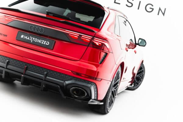 MAXTON DESIGN - Spojler pod zadný nárazník, Audi RSQ8 Mk1 Facelift, Čierny lesk