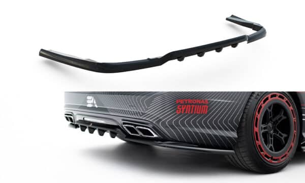 MAXTON DESIGN - Spojler pod zadný nárazník, Mercedes-Benz SL 63 AMG R231, Čierny lesk