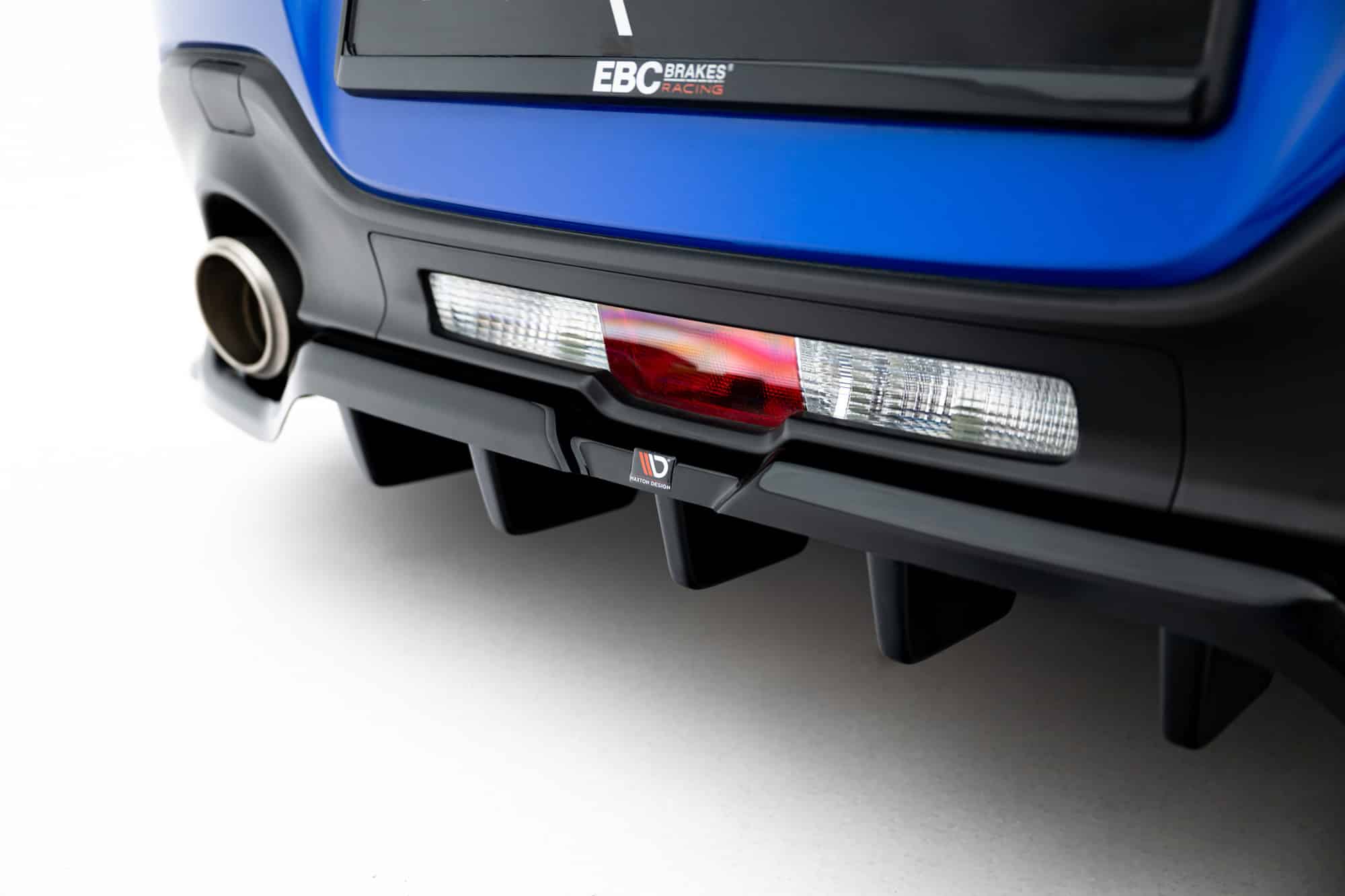 MAXTON DESIGN - Spojler pod zadný nárazník V.1 + Splitre Subaru BRZ Mk2, Čierny lesk – Obrázok 2