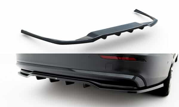 MAXTON DESIGN - Spojler pod zadný nárazník, Volvo S60/V60 R-Design Mk3, Čierny lesk