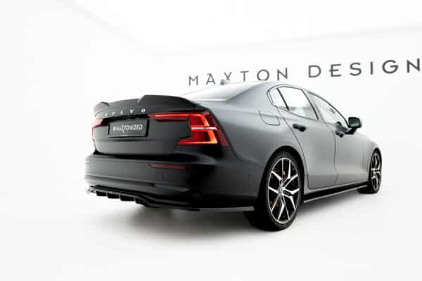 MAXTON DESIGN - Spojler pod zadný nárazník, Volvo S60/V60 R-Design Mk3, Čierny lesk – Obrázok 2