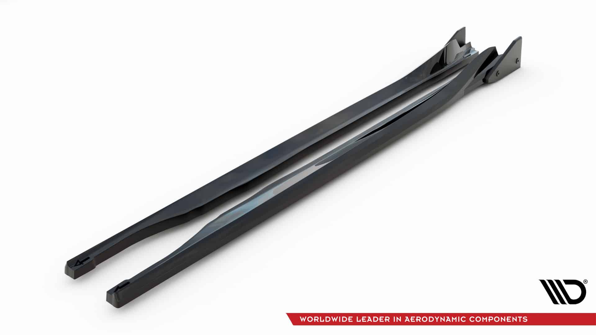 MAXTON DESIGN - Lišty pod bočné prahy V.1 + Splitre, Subaru BRZ Mk2, Čierny lesk – Obrázok 4