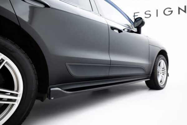 MAXTON DESIGN - Lišty pod bočné prahy V.2 , Porsche Macan Mk1, Čierny lesk – Obrázok 2