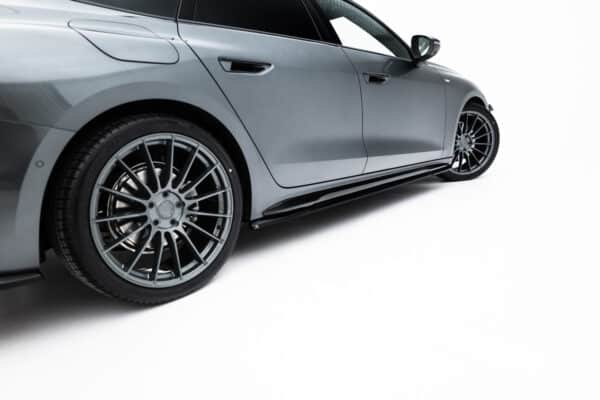 MAXTON DESIGN - Lišty pod bočné prahy, Audi A5 S-Line Sedan / Avant B10, Čierny lesk – Obrázok 6