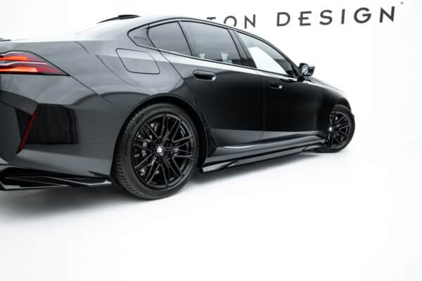 MAXTON DESIGN - Lišty pod bočné prahy, vhodné pre BMW M5 Sedan / Touring G90, Čierny lesk – Obrázok 7