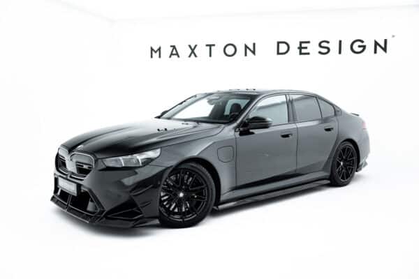 MAXTON DESIGN - Lišty pod bočné prahy, vhodné pre BMW M5 Sedan / Touring G90, Čierny lesk – Obrázok 4