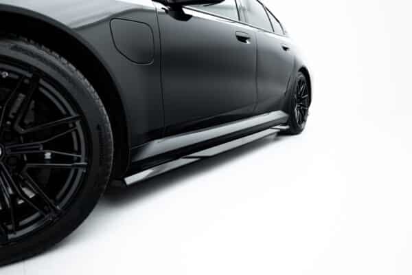 MAXTON DESIGN - Lišty pod bočné prahy, vhodné pre BMW M5 Sedan / Touring G90, Čierny lesk – Obrázok 3