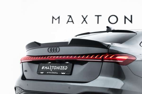 MAXTON DESIGN - Spojler kufra 3D, Audi A5 S-Line Sedan B10, Čierny lesk – Obrázok 6