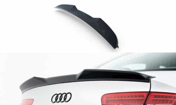 MAXTON DESIGN - Spojler kufra 3D, Audi S4 Sedan B8 Facelift, Čierny lesk