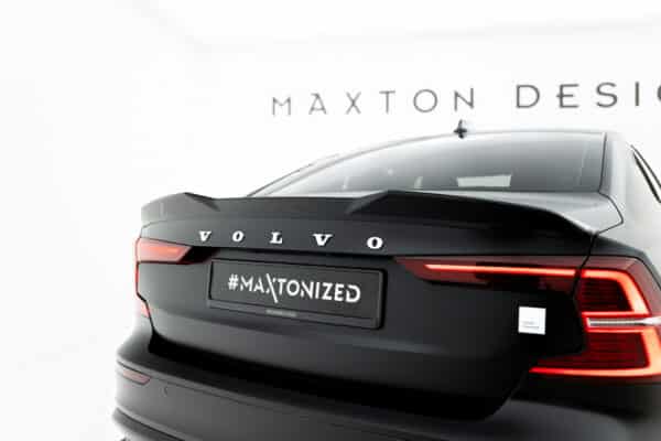MAXTON DESIGN - Spojler kufra 3D, Volvo S60 R-Design Mk3, Čierny lesk – Obrázok 5