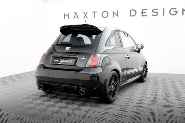 MAXTON DESIGN - Spojler kufra, Abarth 500 Mk1, Čierny lesk – Obrázok 4