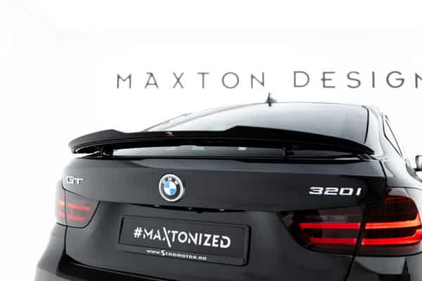 MAXTON DESIGN - Predlženie spoilera kufra, vhodné pre BMW 3 GT M-Pack F34, Čierny lesk – Obrázok 2