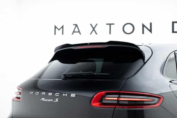 MAXTON DESIGN - Spojler kufra , Porsche Macan Mk1, Čierny lesk