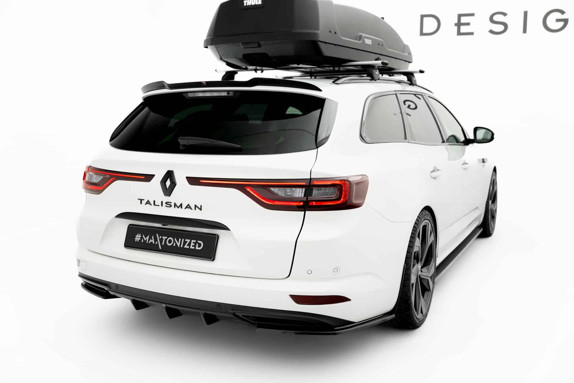 MAXTON DESIGN - Spojler kufra, Renault Talisman Grandtour, Čierny lesk – Obrázok 6