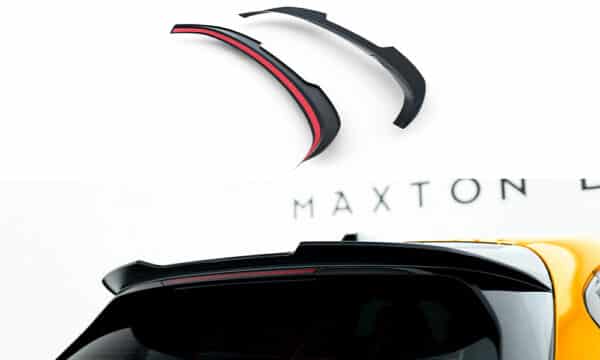MAXTON DESIGN - Spojler kufra V.2, vhodné pre BMW 1 M-Pack F70, Čierny lesk