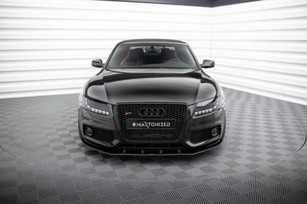 MAXTON DESIGN - Street Pro Spojler pod predný nárazník Audi S5 / A5 S-Line 8T, Čierna Matná – Obrázok 2