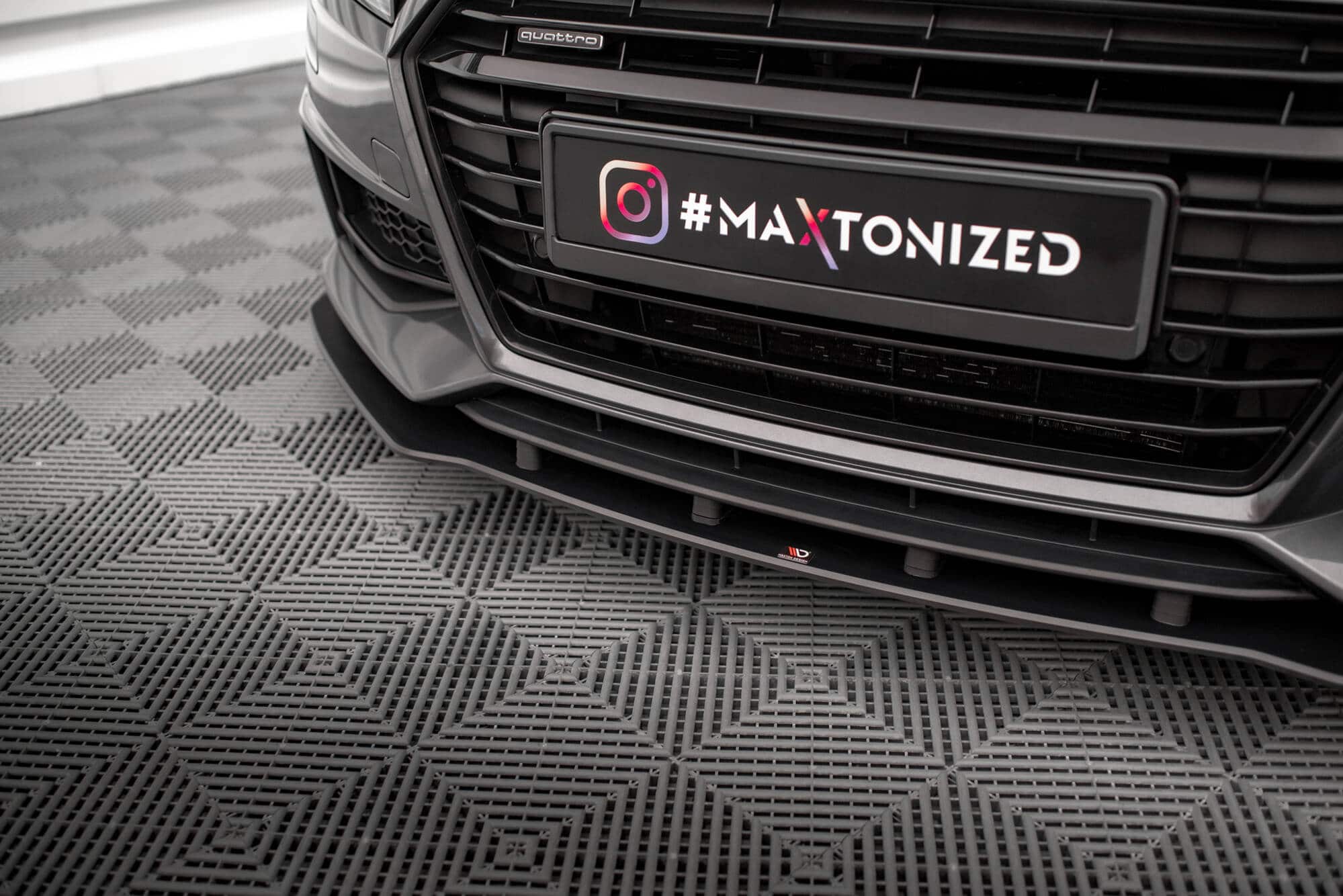 MAXTON DESIGN - Street pro Spojler pod predný nárazník, Audi TT S / S-Line 8S, Čierna Matná – Obrázok 6