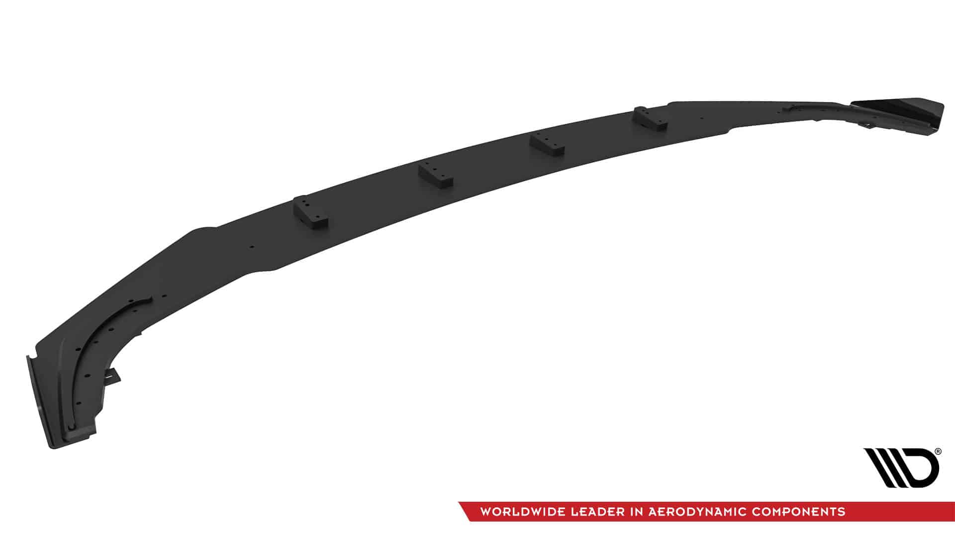 MAXTON DESIGN - Street Pro Spojler pod predný nárazník + Splitre vhodné pre BMW 2 Coupe G42, Čierna Matná – Obrázok 3