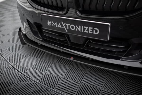 MAXTON DESIGN - Street Pro Spojler pod predný nárazník + Splitre vhodné pre BMW 2 Coupe G42, Čierna Matná – Obrázok 5