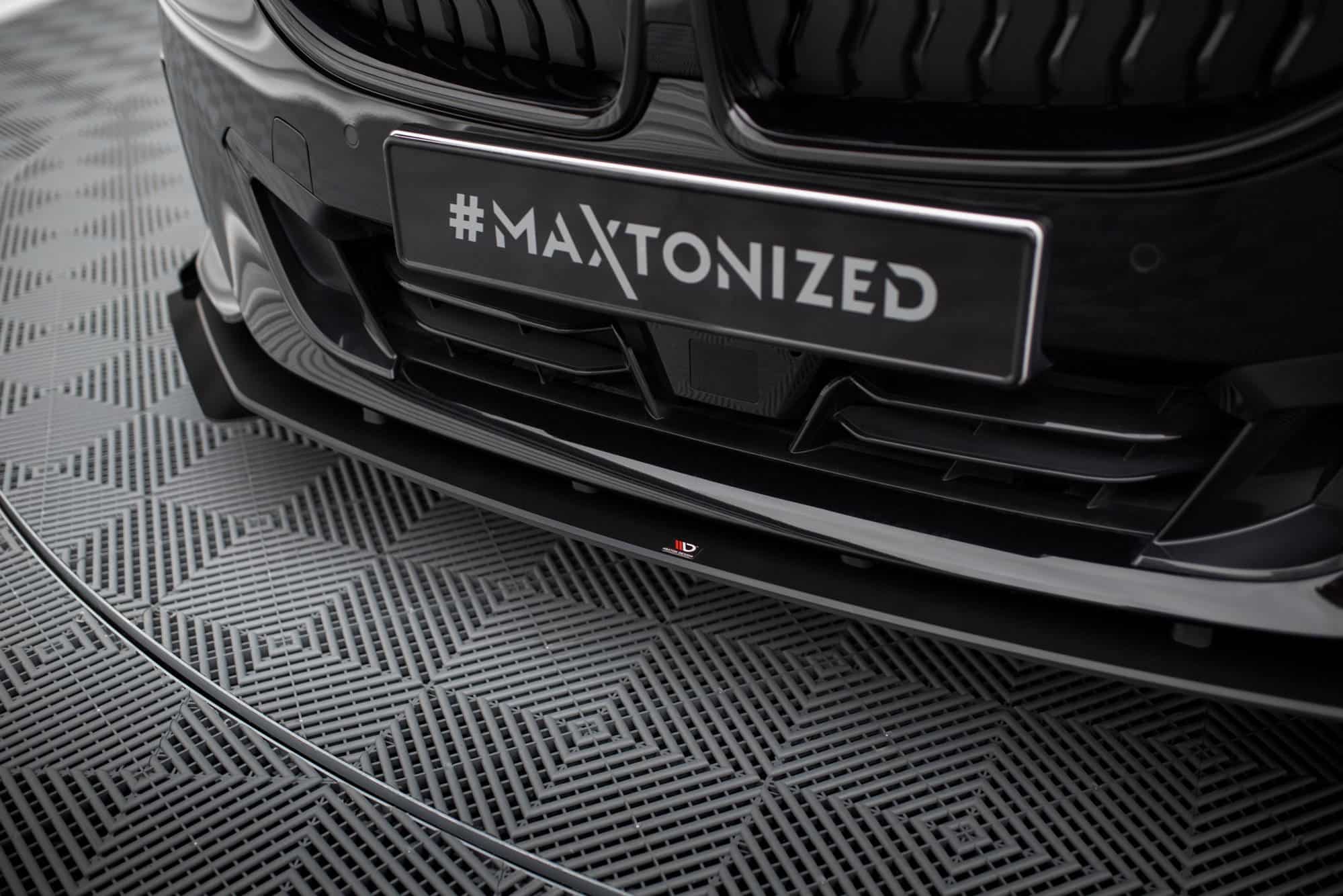 MAXTON DESIGN - Street Pro Spojler pod predný nárazník + Splitre vhodné pre BMW 2 Coupe G42, Čierna Matná – Obrázok 5