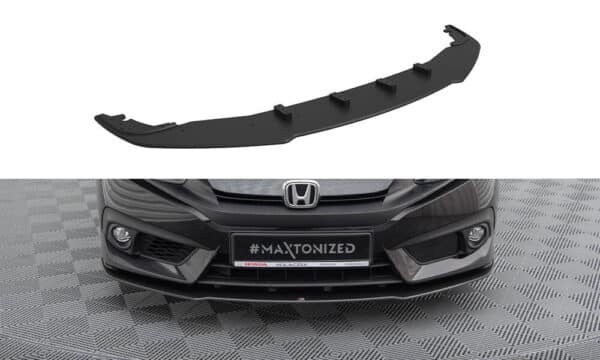 MAXTON DESIGN - Street pro Spojler pod predný nárazník, Honda Civic Mk10, Čierna Matná