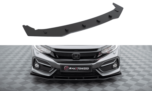 MAXTON DESIGN - Street Pro Spojler pod predný nárazník  Honda Civic Sport Mk 10, Čierna Matná